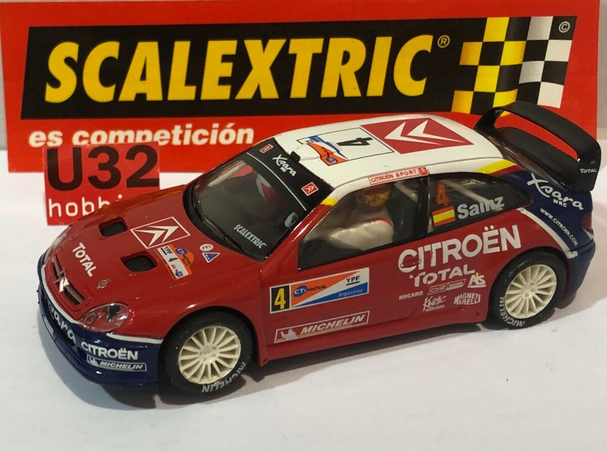Scalextric Citroën Xsara WRC Carlos Sainz Coche Rally Suecia 2004