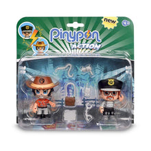 Carregar imagem no visualizador da galeria, Pinypon Action Pack de 2 figuras: Policía y Aventurero  - Famosa 700014492