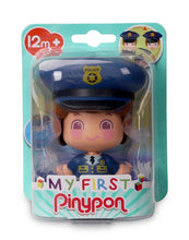 Cargar imagen en el visor de la galería, My First PinyPon Profesiones, Figura de Policia de Famosa 700016289P con 3 expresiones deferentes de carita