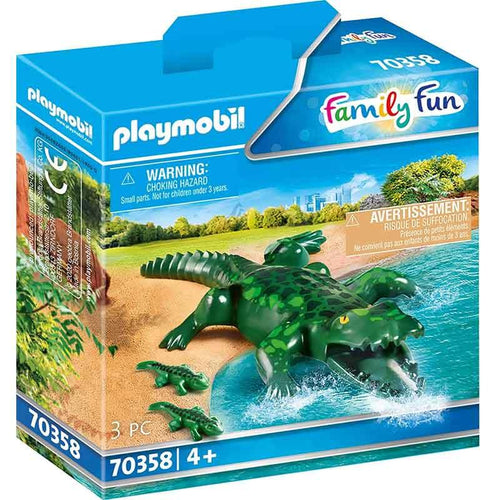 cocodrilos, Playmobil,zoo, animales salvajes, 70358