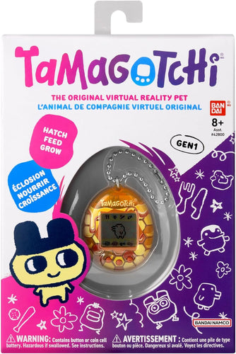 Tamagotchi Honey La mascota virtual original está de vuelta con nuevas funciones. Tiene juego, función de curar, disciplina, bañar, alimentar y luces. 