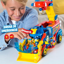 Carregar imagem no visualizador da galeria,  Camión de Rescate, los SuperThings y los Niños Kazoom podrán pedir ayuda a cualquier ciudadano de Ciudad Kaboom. Con luces y sonido ¡Grandes opciones de juego – Más de 8 acciones