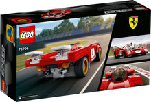 Cargar imagen en el visor de la galería, Lego 76906 Ferrari 512 M de 1970 coche rojo deportivo Detalles de gran realismo Diseño aerodinámico  291 piezas piloto incluido
