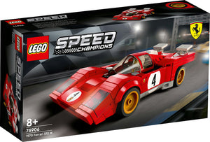Lego 76906 Ferrari 512 M de 1970 coche rojo deportivo Detalles de gran realismo Diseño aerodinámico  291 piezas piloto incluido