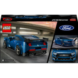 Ford Mustang LEGO® Speed Champions 76919 con la minifigura de la piloto al volante y 344 Piezas color azul EAN 5702017583730