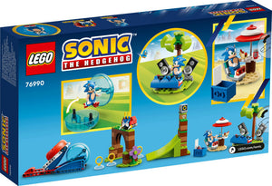  Sonic Desafío de la Esfera-LEGO 76990 Juego de acción para fans de Sonic: Anima a tu peque a construir un recorrido para Sonic the Hedgehog™  292 Piezas 