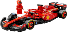 Cargar imagen en el visor de la galería,  LEGO Speed Champions Coche de Carreras Ferrari SF-24 F1 reserva a niños y coleccionistas todas las emociones de las carreras de Fórmula 1. Este Ferrari de juguete incluye detalles característicos del modelo temporada 2024 