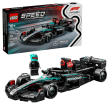 Carregar imagem no visualizador da galeria, Coche de Carreras Mercedes-AMG PETRONAS F1 Team LEGO Speed Champions, además de jugar con este vehículo de juguete. El elegante Mercedes-AMG de F1 para fans de la escudería Mercedes