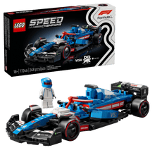 Carregar imagem no visualizador da galeria, Coche LEGO de Carreras Visa Cash App RB VCARB 01 F1. Esta maqueta de un coche de F1 reproduce detalles de diseño de la versión de la vida real que compitió en la temporada 2024 del Campeonato Mundial de Fórmula 1.