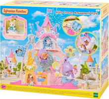 Carregar imagem no visualizador da galeria, Parque de los Sueños de Sylvanian Families El Parque de Diversión Baby Dream de Sylvanian Families es un mundo mágico donde la diversión nunca termina. Diseñado para niñas y niños a partir de 3 años, este encantador set de juego transporta a los pequeños a un parque de atracciones lleno de aventuras. 