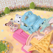 Carregar imagem no visualizador da galeria, Parque de los Sueños de Sylvanian Families El Parque de Diversión Baby Dream de Sylvanian Families es un mundo mágico donde la diversión nunca termina. Diseñado para niñas y niños a partir de 3 años, este encantador set de juego transporta a los pequeños a un parque de atracciones lleno de aventuras. 