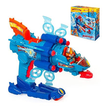 Carregar imagem no visualizador da galeria, Blaster Jet SuperThings Kazoom Power Vehículo Multiacción Kid Kazoom 43813 es un increíble vehículo de combate diseñado para los fans del universo SuperThings. 