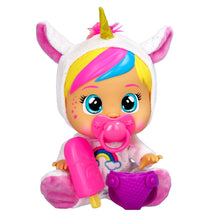 Carregar imagem no visualizador da galeria, Bebés Llorones Cry Babies Loving Care Fantasy Dreamy 26 cm IMC Toys 911840  reducido y ligero pijama de unicornio chupete  