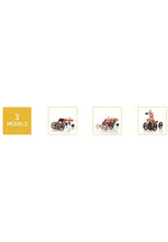 Cargar imagen en el visor de la galería, IQ KEY Town Machine 3 en 1Juego de construcción para los amantes de la mecánica. Se pueden construir 3 modelos, todos ellos con movimiento. Consta de 68 piezas e incluye un motor para dar movilidad a cualquiera de los modelos. 