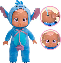 Carregar imagem no visualizador da galeria, Bebés Llorones Cry Babies Disney Tiny Cudles Stitch 25 cm IMC Toys 917941 cuerpo blando y chupete, el pijama no se saca