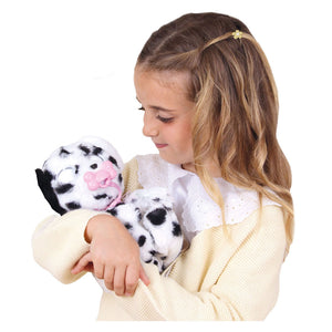 Baby Paws Dálmata Perrito Bebé IMC Toys 918276 bebé dálmata interactivo bolsa para llevar  Abre los ojos  sonidos y chupete