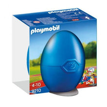 Cargar imagen en el visor de la galería, Playmobil Sports &amp; Action 9210 Huevo Azul dentro Canasta de Baloncesto + 2 Jugadores y 1 pelota