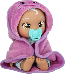 Cry Babies Bebés Llorones Bath Time Dana IMC TOYS 921474 llora lágrims de verdad, se puede bañar, hace sonidos de bebé