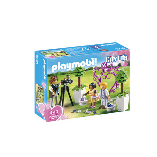 Playmobil City Life Fotógrafo con cámara y 2 niños de la serie boda 9230 EAN 4008789092304