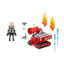 Cargar imagen en el visor de la galería, Playmobil City Action 9467  bomberos robot extintor de incendios, no hay fuego que resista las lanzas de agua que disparas