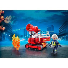 Carregar imagem no visualizador da galeria, Playmobil City Action 9467  bomberos robot extintor de incendios, no hay fuego que resista las lanzas de agua que disparas