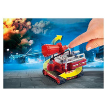 Cargar imagen en el visor de la galería, Playmobil City Action 9467  bomberos robot extintor de incendios, no hay fuego que resista las lanzas de agua que disparas