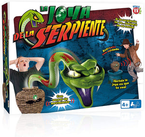 La joya de la Serpiente IMC Toys 9714 llegar hasta la cesta de la serpiente y robarle la joya luz verde avanza roja quiéto