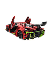Cargar imagen en el visor de la galería,  Super Deportivo Rojo Radio Control - iM.Master 9828,La mejor versión de un coche rojo está justo frente a ti! Es fácil disfrutar de la emoción de las carreras con un coche prediseñado, pero participar en esta aventura con el supe coche de control remoto iM. Master de 1835 piezas a escala 1:10 puede no ser para todos.