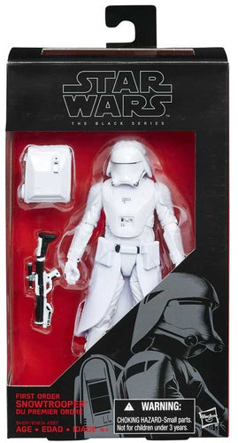 Star Wars The Black First Order Snowtrooper 15 cm  con varios puntos de articulación Figura auténtica del año 2015 Hasbro