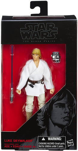 Star Wars The Black Series Luke Skywalker 15 cm B3834-B6332 con varios puntos de articulación Figura auténtica del año 2015