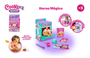 Cookeez Makery - Horno Mágico, juguete infantil interactivo, con  ingredientes para crear tu mascota de peluche, tiene sonidos y olor dulce,  niños y niñas +5 años, modelo aleatorio, Famosa (CKE00000)