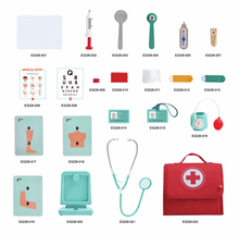 Cargar imagen en el visor de la galería,  set médico del pequeño docto. Con herramientas realistas como una máquina de rayos X, un estetoscopio y un tensiómetro funcional, combina la interactividad con la educación.  Proyecta radiografías sobre los niños. 
