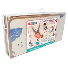 Carregar imagem no visualizador da galeria,  Alfombra de Juegos Reversible - LUDI ¡Una alfombra grande para divertirse en compañía! Descubre la alfombra plegable reversible que ofrece un espacio de juego amplio y versátil para niños de todas las edades. Con su gran tamaño y su material suave y cómodo, esta alfombra es ideal para estimular la motricidad fina de bebés y niños mayores.¡Dos caras para el doble de diversión!