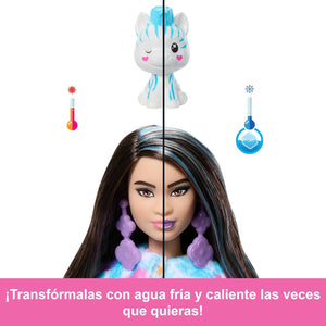 Barbie Cutie Reveal Cebra Color Dream Serie - Mattel HRK39