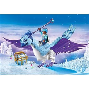 Guardian y Royal Fenix - Playmobil Magic 9472Desde el mágico mundo de Playmobil Magic nos llega esta ave Fenix con una simpática amiga. Incluye un baúl con joyas y accesorios para decorar el plumaje. 