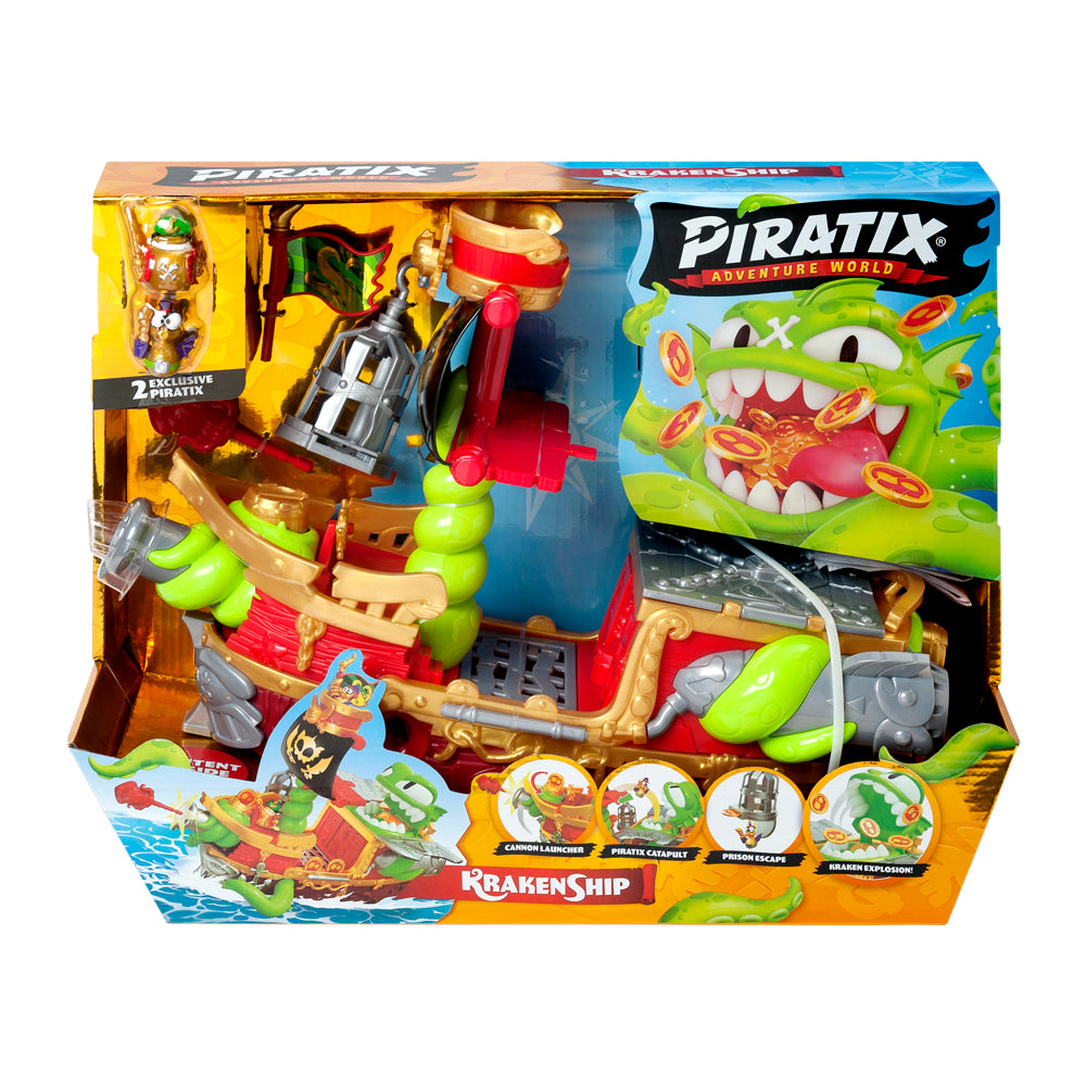 barco pirata, pulpo gigante, tesoro pirata, cofre pirata, craquen