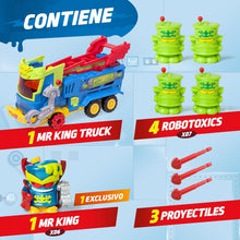 Carregar imagem no visualizador da galeria, Superthings Camión de Mr king Truck Kazoom Power de la serie de TV de Clan figura exclusiva de Mr King, multiples funciones