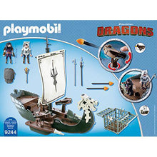 Carregar imagem no visualizador da galeria, Barco del Drago de Playmovil Dragons - Playmobil Surca los mares en busca de nuevas aventuras y batallas junto a Drago y su barco. Esta vez los piratas inundan los mares y tu puedes ser el capitán . set de 45 piezas,