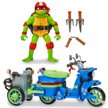 Carregar imagem no visualizador da galeria, Tortuga Ninja Raphael con Cycle - Famosa TU803000