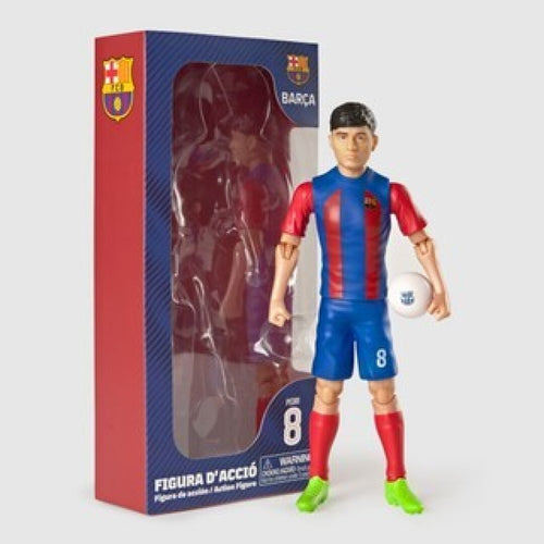  Figura articulada de Pedri de 20 cm para todos los amantes del futbol y en especial para los fans del jugador del Barça. La figura está articulada , es producto oficial, con licencia del FC Barcelona. 
