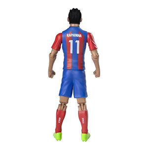 Figura articulada de Raphinha de 20 cm para todos los amantes del futbol y en especial para los fans del jugador del Barça. La figura está articulada , es producto oficial, 