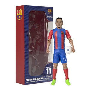 Figura articulada de Raphinha de 20 cm para todos los amantes del futbol y en especial para los fans del jugador del Barça. La figura está articulada , es producto oficial, 