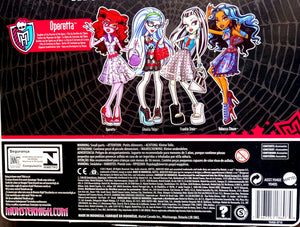 Monster High Set de ropa para muñecas, Operetta - Mattel Y0402-Y0405Moda para tus muñecas Monster High. Vienen 2 conjuntos con sus complementos. Muñeca no incluida. Sirve para cualquier Monster High de tamaño Barbie. 