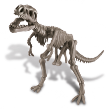 Carregar imagem no visualizador da galeria, Juego de Excavacion Rex ,Con este set geológico, ¡los peques se sentirán como verdaderos paleontólogos! Los peques deberán extraer los huesos del esqueleto de un Tyrannosaurus Rex de la piedra y después podrán reconstruirlo, creando un esqueleto de 19cm de largo.