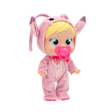 Carregar imagem no visualizador da galeria,  Bebes Llorones  Cry Babies Angel Loving Care  de la película de Stitch. Lleva un pijama suave y personalizado. Viene con 3 accesorios para un juego de rol simulado para cuidar a tu bebé: un biberón, un chupete a juego y el pijama personalizado, llora lágrimas de verdad.
