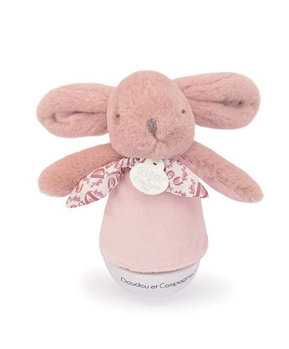  Conejito Musical Luz Rosa - Baby Rabbit Doudou Pink Proporciona a tu bebé un mundo de ternura y serenidad con la luz nocturna Baby Rabbit Doudou. Suave y relajante: Colores pastel y peluche ultrasuave
