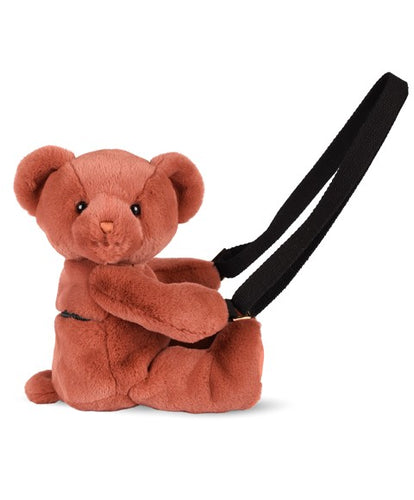 Bolsito Oso Terracotta - Dou Dou et Compagnie DC4379 Este bolso bandolera de 30 cm te ofrece un auténtico remanso de suavidad para llevar a todas partes. Su diseño de oso terracota no solo es adorable, sino también increíblemente suave y cómodo. Se integra con tu estilo, aportando un toque original.