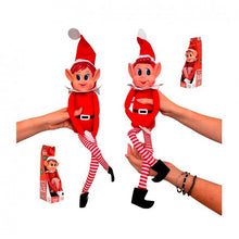 Carregar imagem no visualizador da galeria, Elfo Grande 60 cm Tachan TAF008 vestido de rojo, agrega un toque de magia y travesuras a tu hogar en la temporada navideña