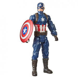  Figura Avengers Titan Capitán América, figura articulada Marvel de 30 cm