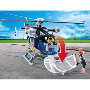 Helicóptero Fuerzas Especiales - Playmobil City Action 9363,Podrás vivir excitantes aventuras con este helicóptero de fuerzas especiales. Incluye 2 agentes muy bien equipados con elementos acuaticos. 